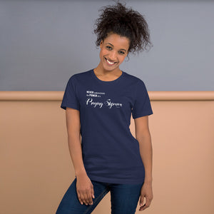 "Never Underestimate the Power of a Praying Stepmom" Bella+Canvas t-shirt