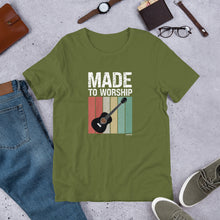 Load image into Gallery viewer, Made to Worship (Guitar) Unisex t-shirt
