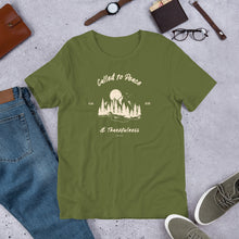 Load image into Gallery viewer, Mountain tshirt, Camping Shirt, Camping T-Shirt, Hunting Shirt, Nature Shirt, Hiking Shirt, Christian camp shirt, Mountain adventure, God
