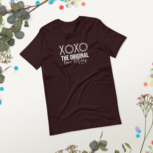 "XOXO (crown of thorns & nails) - The Original Love Letters" Short-sleeve unisex t-shirt