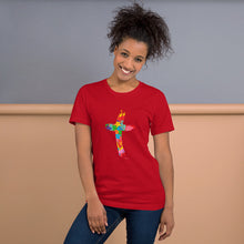 Load image into Gallery viewer, Colorful Cross Short-Sleeve Unisex T-Shirt
