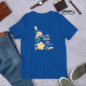 Living the Mom Life, Bella+Canvas 3001 Unisex t-shirt