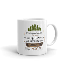 Load image into Gallery viewer, Christian Mug, Mountain Mug, Camping Mug, Travel Mug, Nature Mug, Hiking Mug, Fishing Mug, Canoe Mug, Camp Mug
